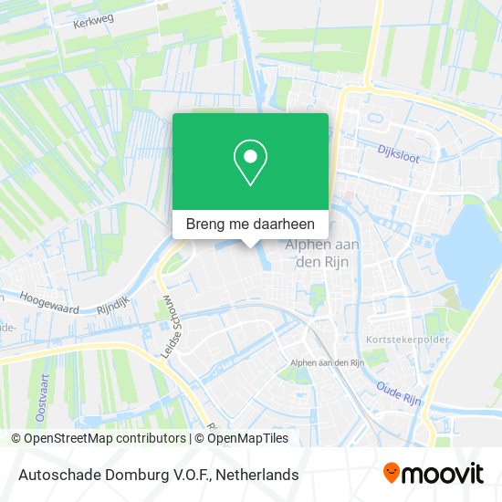 Autoschade Domburg V.O.F. kaart