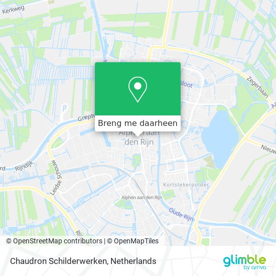 Chaudron Schilderwerken kaart