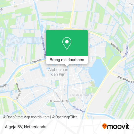 Algeja BV kaart