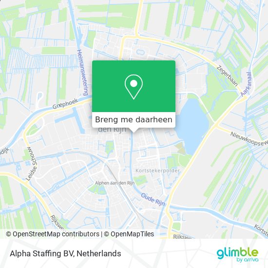 Alpha Staffing BV kaart