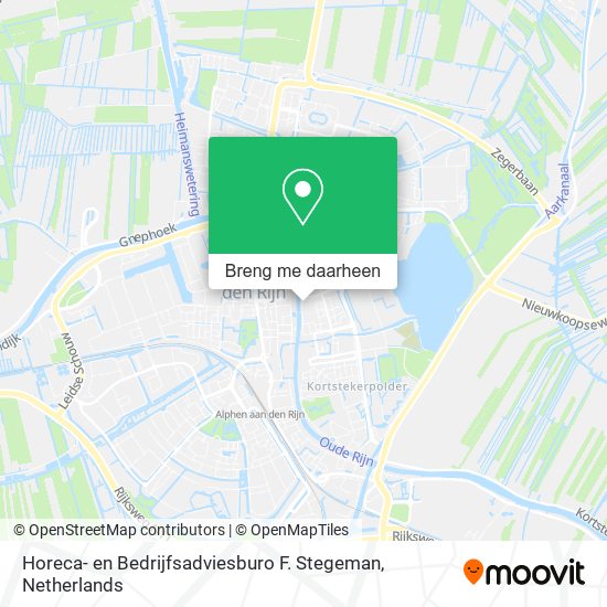 Horeca- en Bedrijfsadviesburo F. Stegeman kaart