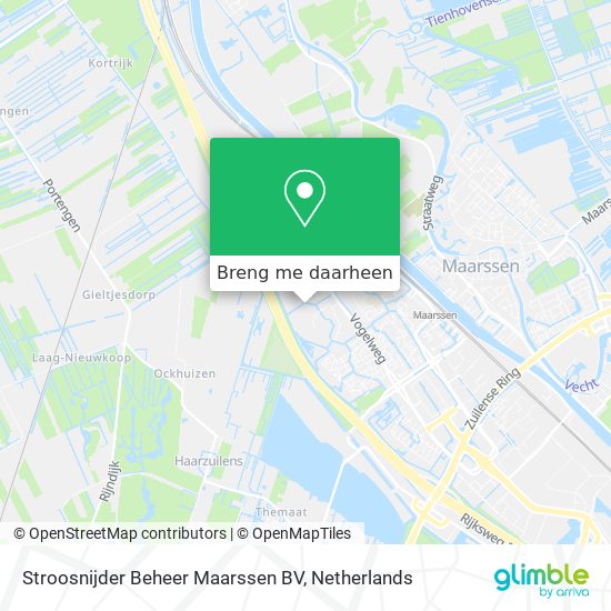 Stroosnijder Beheer Maarssen BV kaart