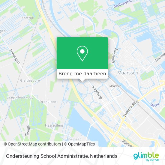 Ondersteuning School Administratie kaart