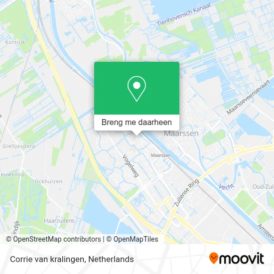 Corrie van kralingen kaart