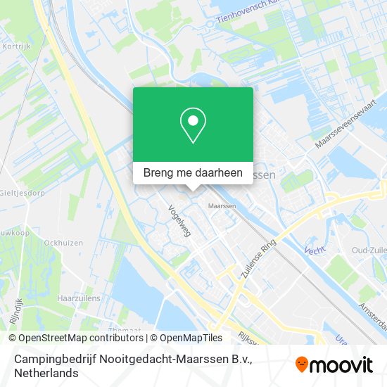 Campingbedrijf Nooitgedacht-Maarssen B.v. kaart