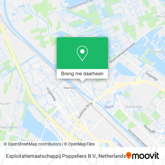 Exploitatiemaatschappij Poppeliers B.V. kaart