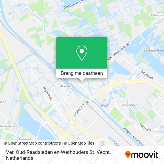Ver. Oud-Raadsleden en-Wethouders St. Vecht kaart
