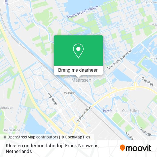 Klus- en onderhoudsbedrijf Frank Nouwens kaart