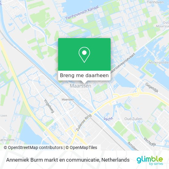 Annemiek Burm markt en communicatie kaart