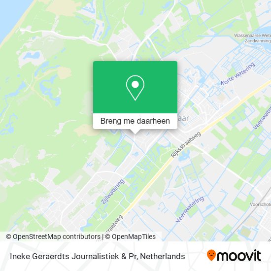 Ineke Geraerdts Journalistiek & Pr kaart
