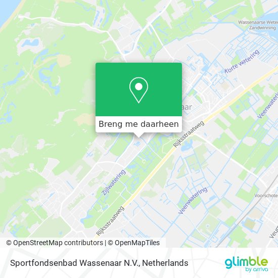 Sportfondsenbad Wassenaar N.V. kaart