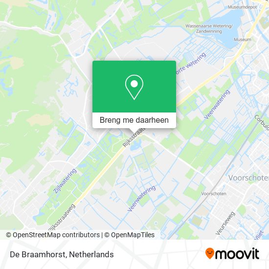 De Braamhorst kaart