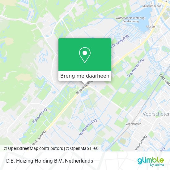 D.E. Huizing Holding B.V. kaart