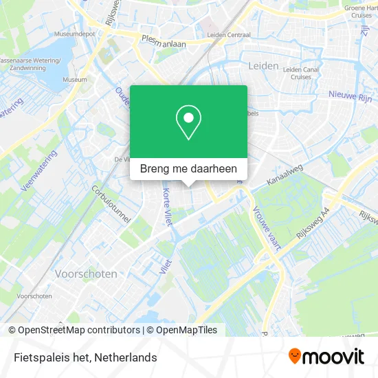 Fietspaleis het kaart