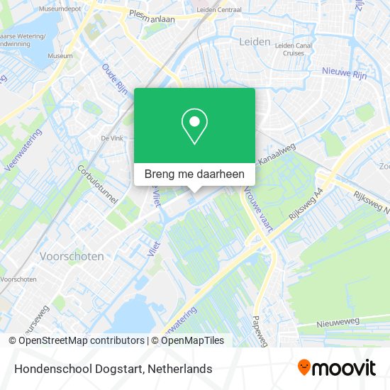 Hondenschool Dogstart kaart