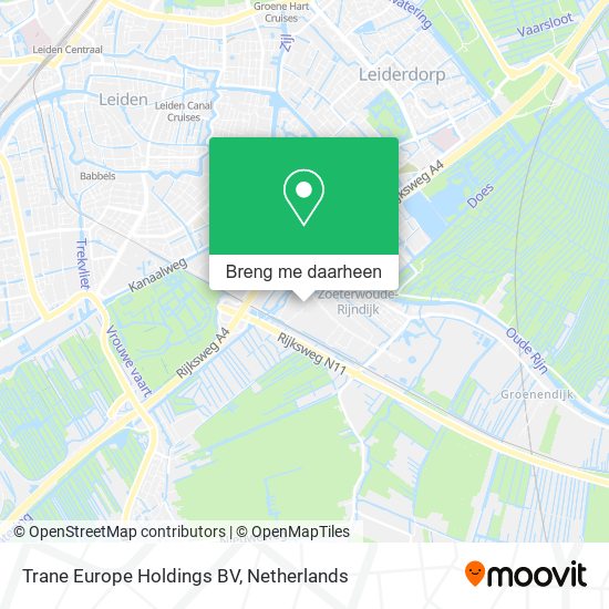 Trane Europe Holdings BV kaart