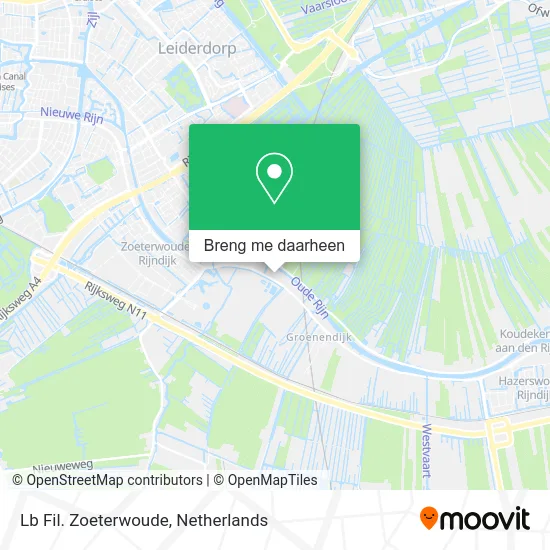 Lb Fil. Zoeterwoude kaart