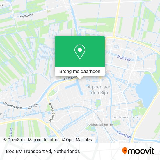 Bos BV Transport vd kaart