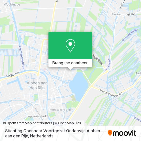 Stichting Openbaar Voortgezet Onderwijs Alphen aan den Rijn kaart
