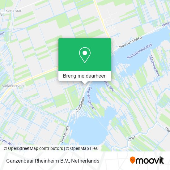 Ganzenbaai-Rheinheim B.V. kaart
