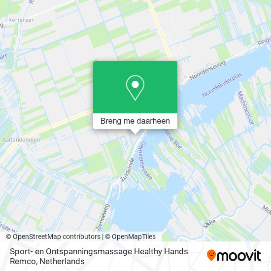 Sport- en Ontspanningsmassage Healthy Hands Remco kaart
