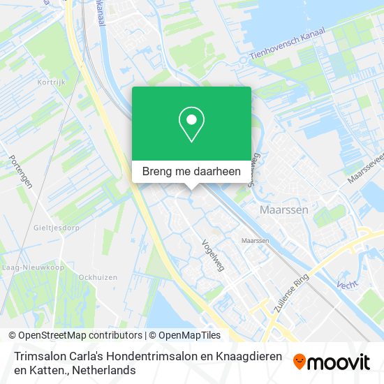 Trimsalon Carla's Hondentrimsalon en Knaagdieren en Katten. kaart