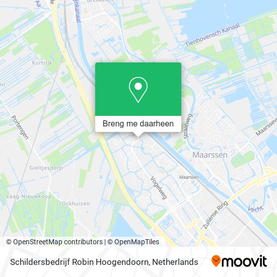 Schildersbedrijf Robin Hoogendoorn kaart