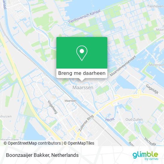 Boonzaaijer Bakker kaart