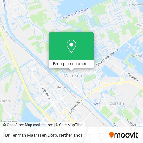 Brillenman Maarssen Dorp kaart