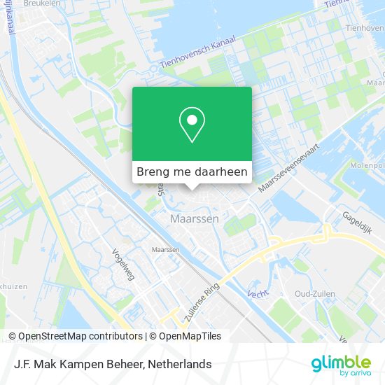 J.F. Mak Kampen Beheer kaart