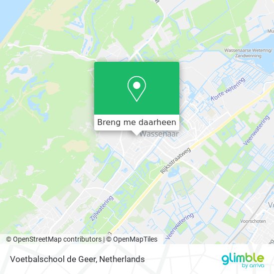 Voetbalschool de Geer kaart