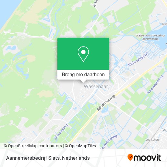 Aannemersbedrijf Slats kaart