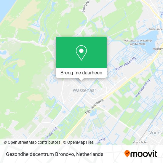 Gezondheidscentrum Bronovo kaart