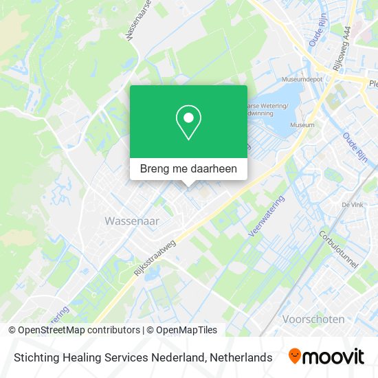 Stichting Healing Services Nederland kaart