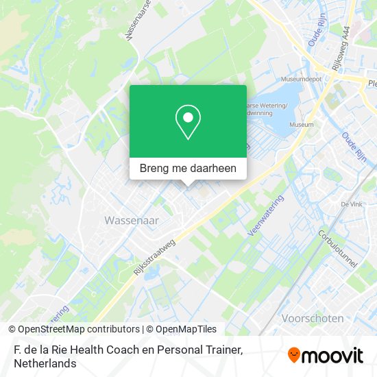 F. de la Rie Health Coach en Personal Trainer kaart