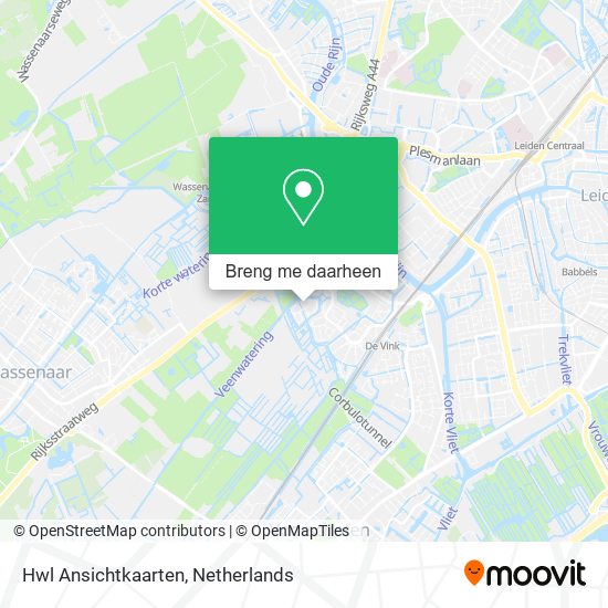 Hwl Ansichtkaarten kaart