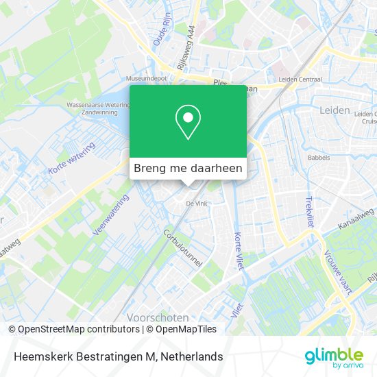 Heemskerk Bestratingen M kaart