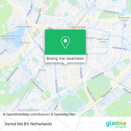 Dental Ma BV kaart