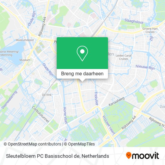 Sleutelbloem PC Basisschool de kaart