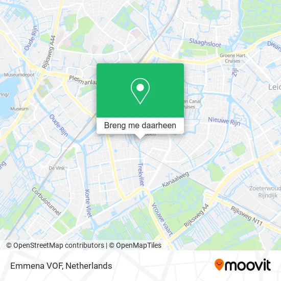 Emmena VOF kaart