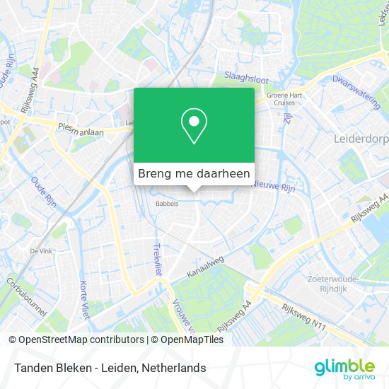 Tanden Bleken - Leiden kaart