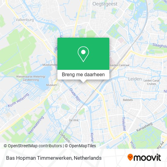 Bas Hopman Timmerwerken kaart