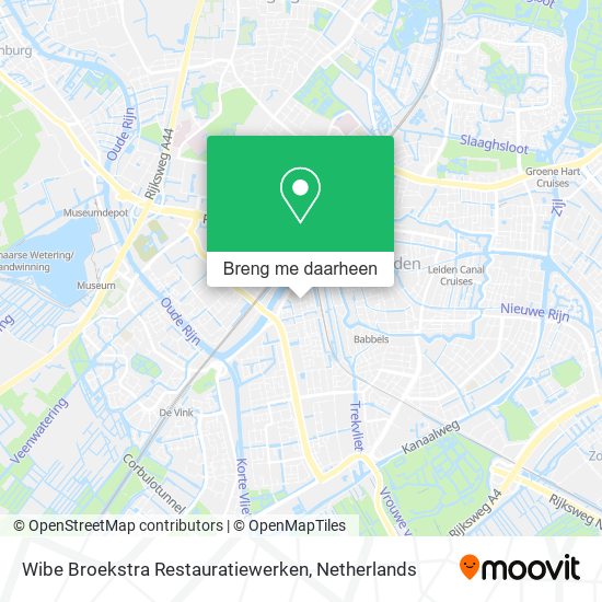 Wibe Broekstra Restauratiewerken kaart