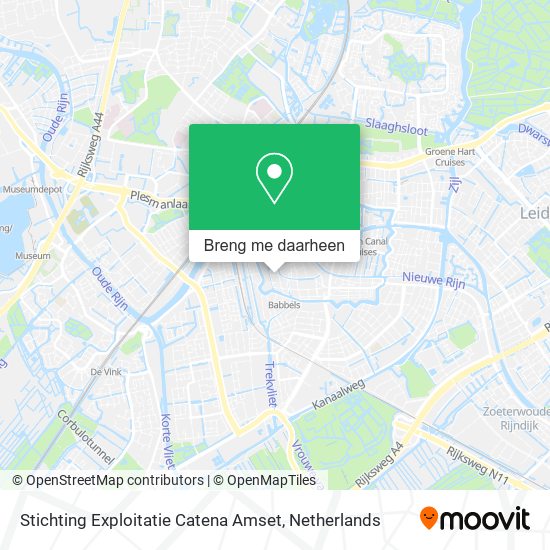Stichting Exploitatie Catena Amset kaart