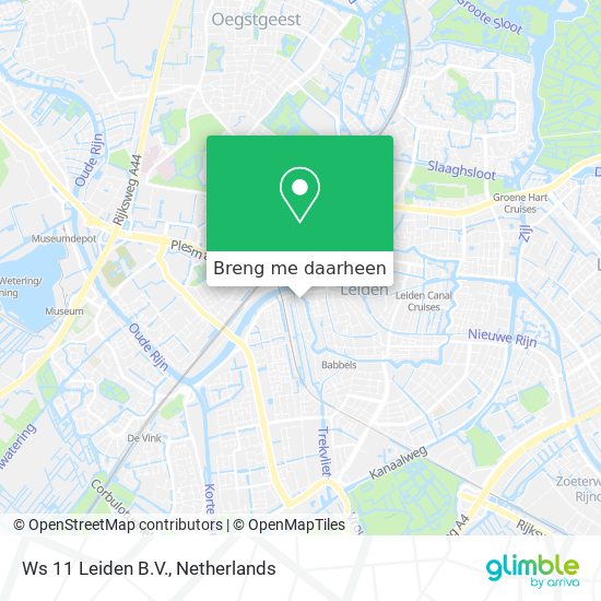 Ws 11 Leiden B.V. kaart