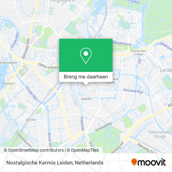 Nostalgische Kermis Leiden kaart