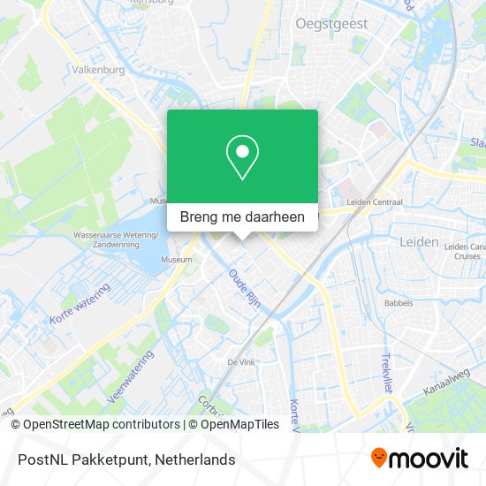 PostNL Pakketpunt kaart