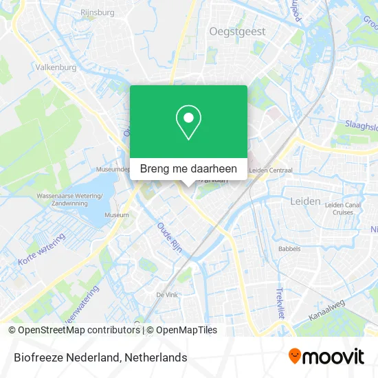 Biofreeze Nederland kaart