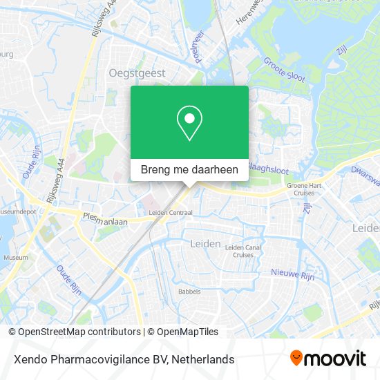 Xendo Pharmacovigilance BV kaart