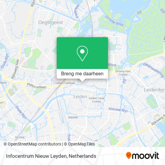 Infocentrum Nieuw Leyden kaart